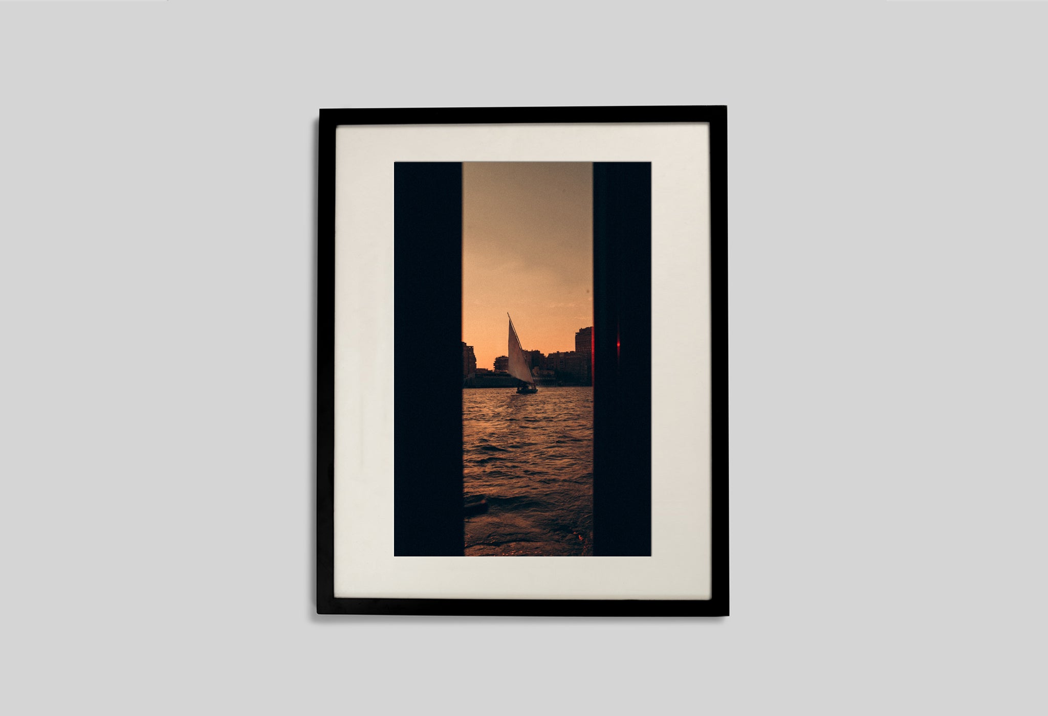 Peeking At A Sailboat