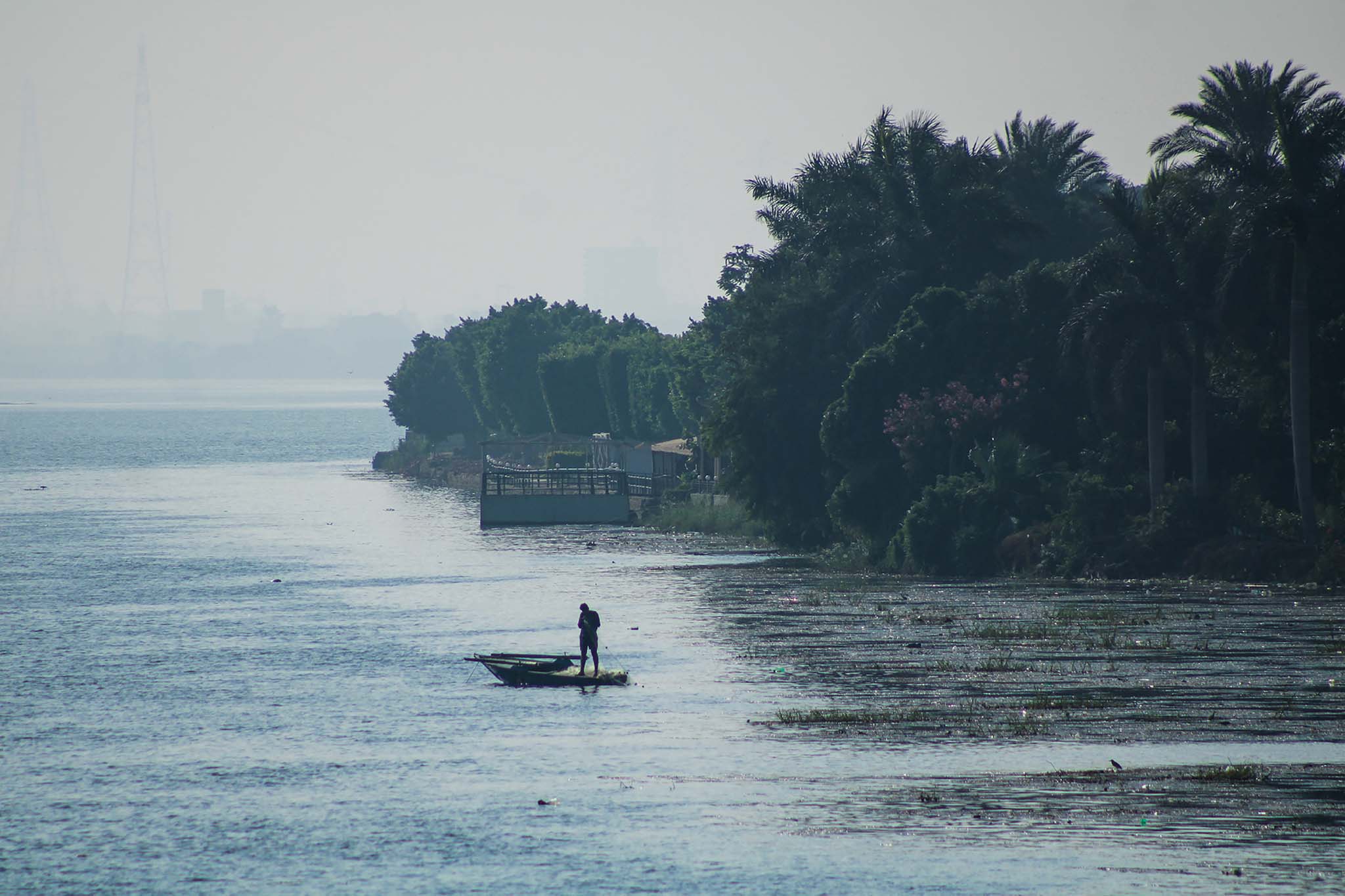 Boat Ride Through Hues Of Blue