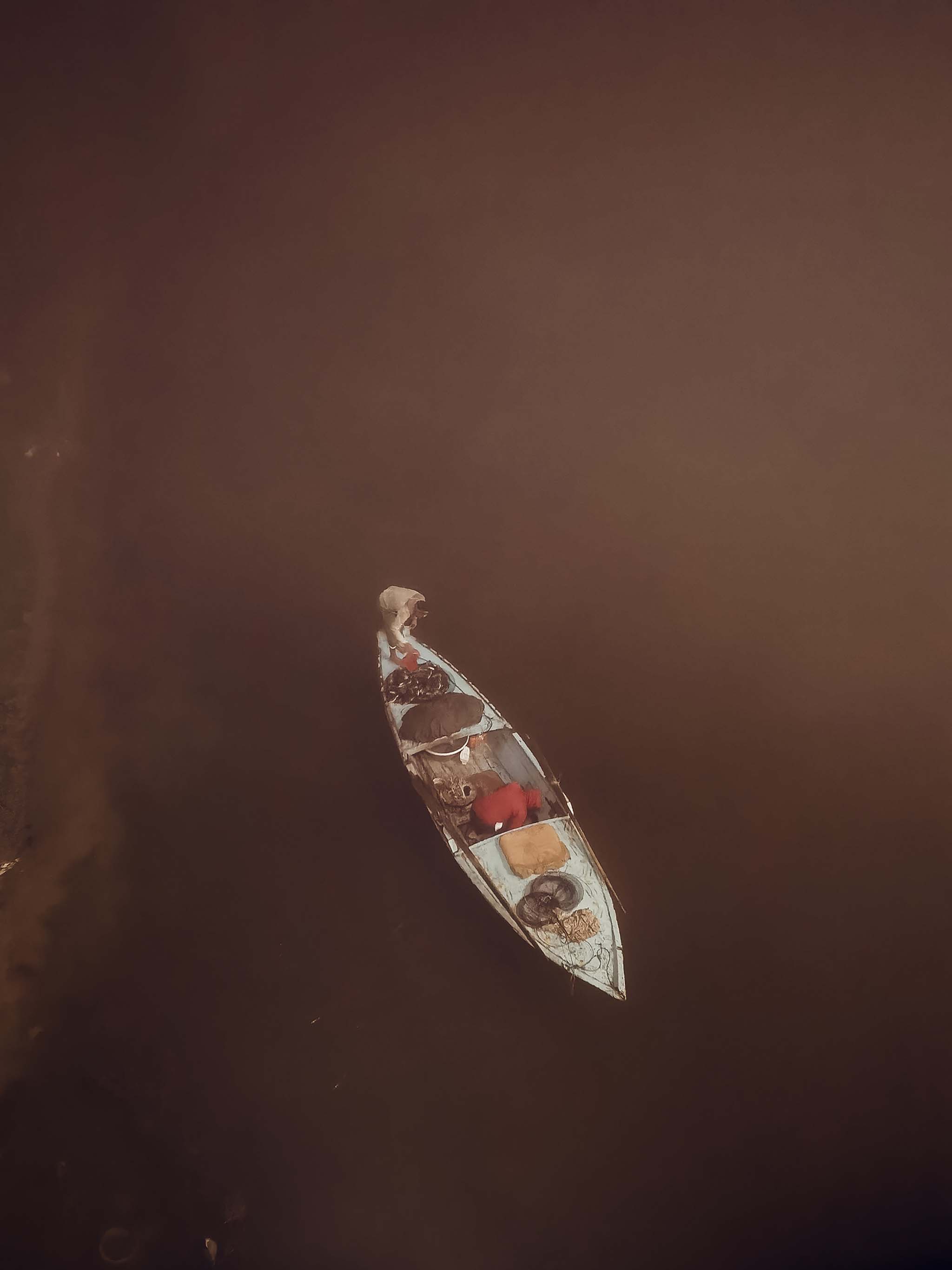 Canoe In The Mist