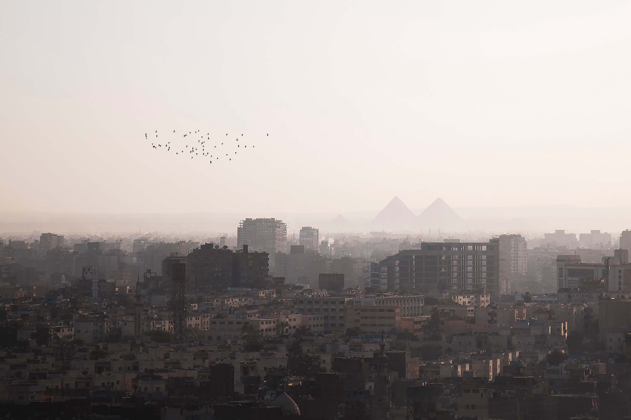 Misty Cairo Skyline