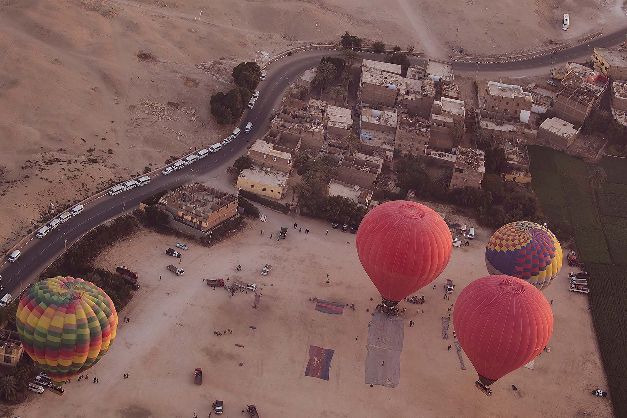 Hot Air Balloons in Luxor