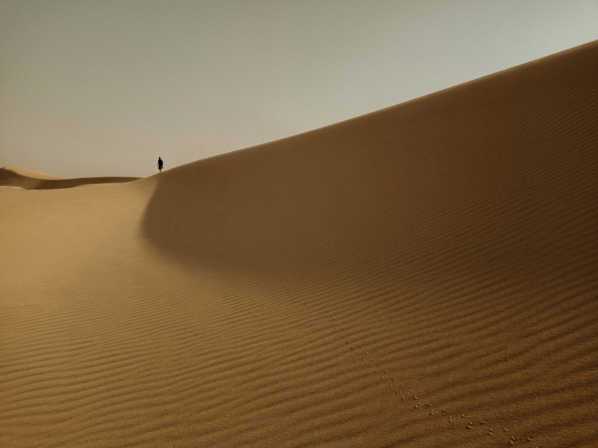 Figure On The Dunes